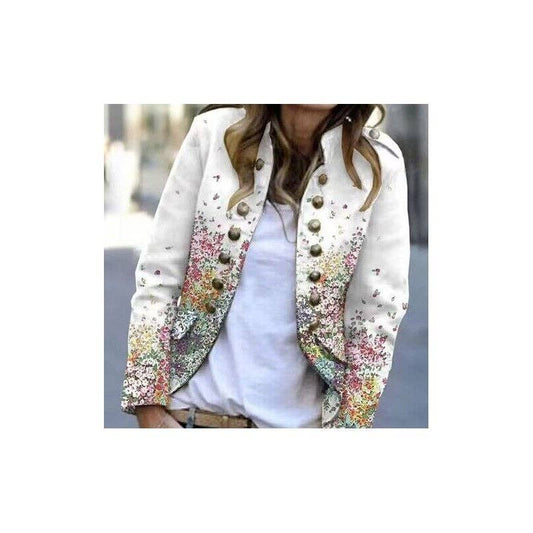 Printed Short Felt style Coat