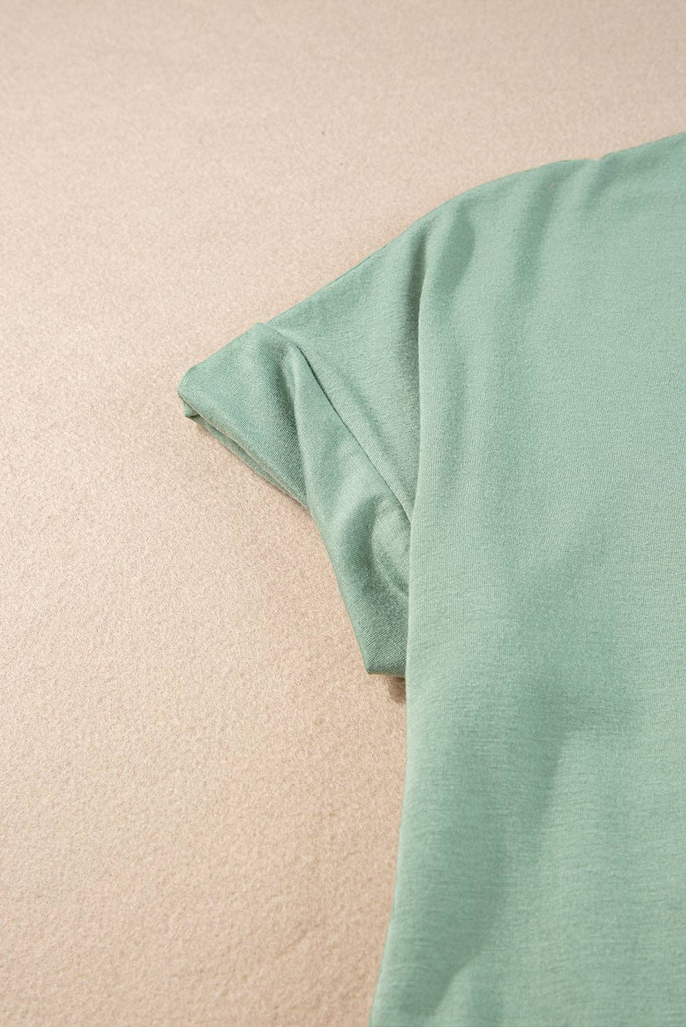 Lovesoft V Neck Hidden Pocket Splits Maxi T-shirt Dress