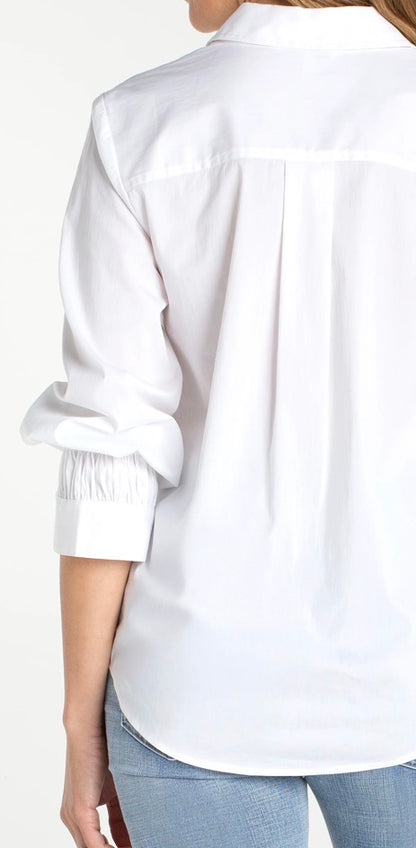 Liverpool White Boyfriend Shirt