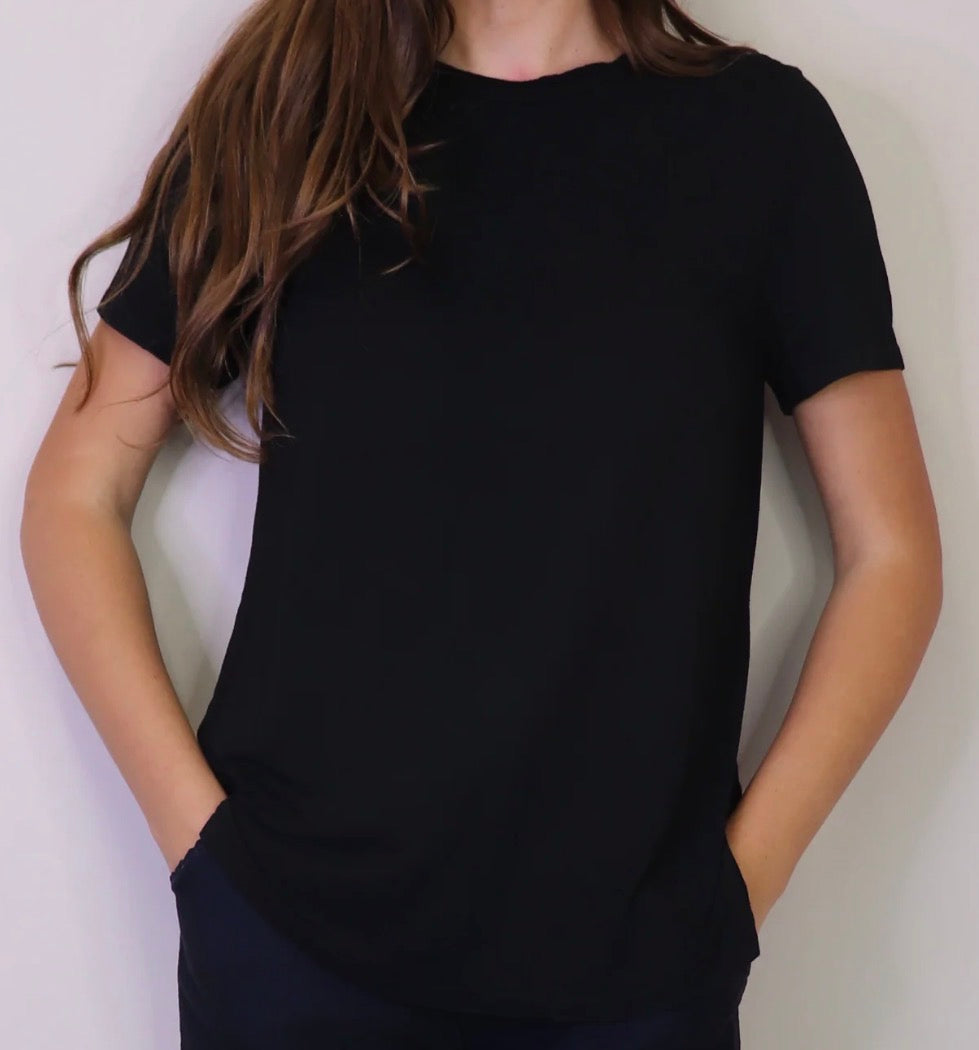 Papillon Bamboo Black T-shirt