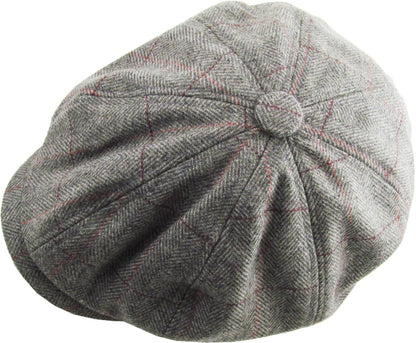 Herringbone Button Ascot hat