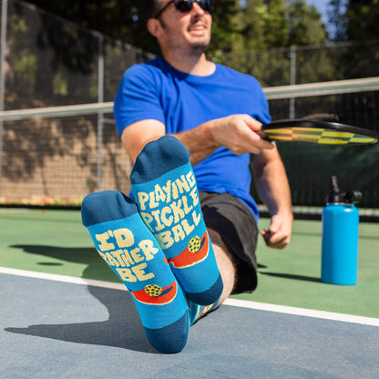 Lavley I'd Rather Be Playing Pickleball Socks
