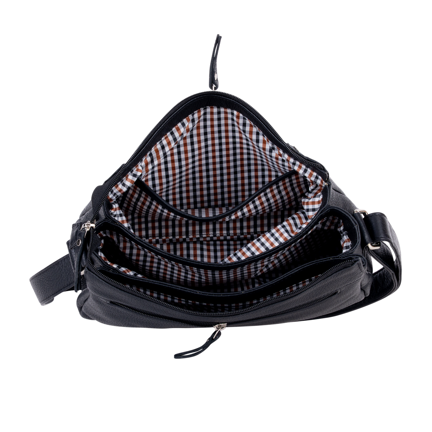 Green Wood  Leather Crossbody Bag – Stylish, Functional & Time