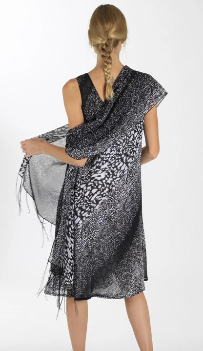 Miss Nikky Reversible Dress with scarf 283