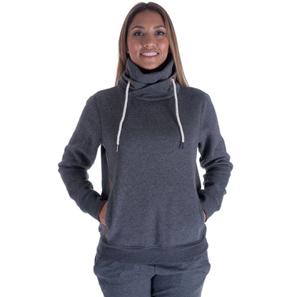 LeeHanTon Ladies Cowl Neck Pullover Sweatshirt