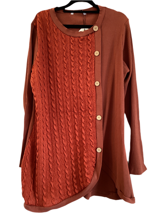 DB unique styles rusty color top with buttons