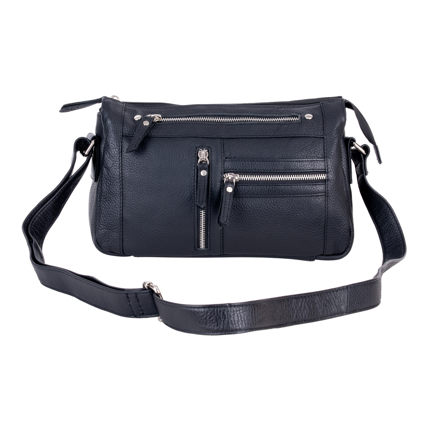 Green Wood  Leather Crossbody Bag – Stylish, Functional & Time