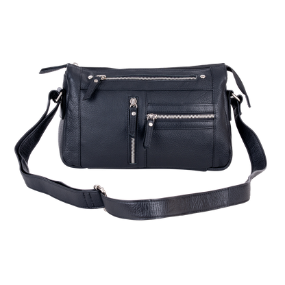 Green Wood  Leather Crossbody Bag – Stylish, Functional & Time