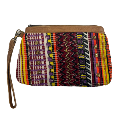 Festival Stripes Wristlet Wallet Bag