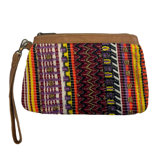 Festival Stripes Wristlet Wallet Bag