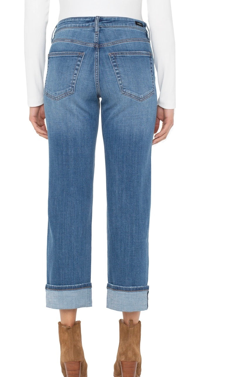 Liverpool Marley GF Crop jeans With Back Seam