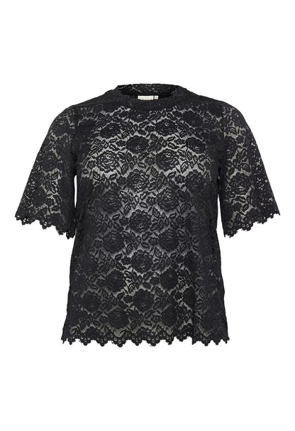 Kaffe Jaida lace top black