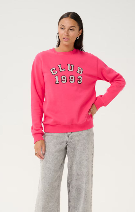 Kaffe violi sweatshirt raspberry