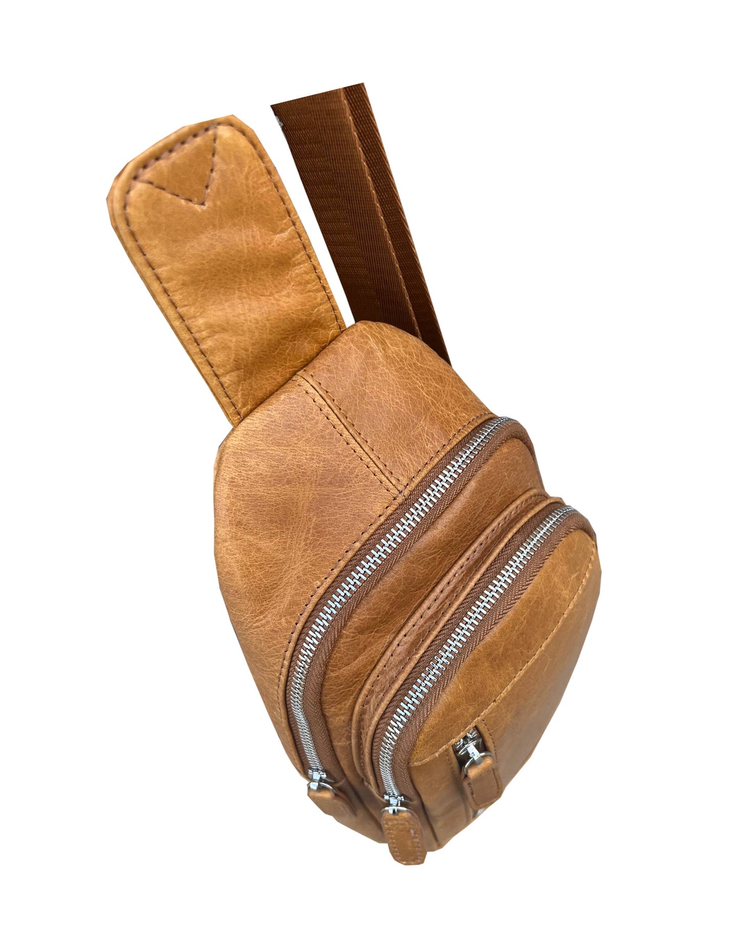 Roma Leather Sling bag with adjustable shoulder strap