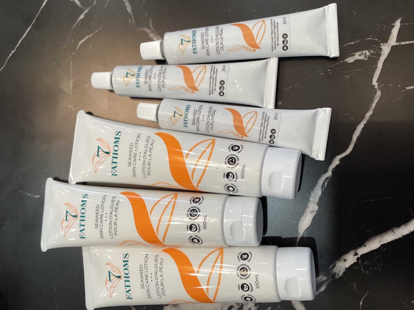 7 Fathom seaweed skin care lotion