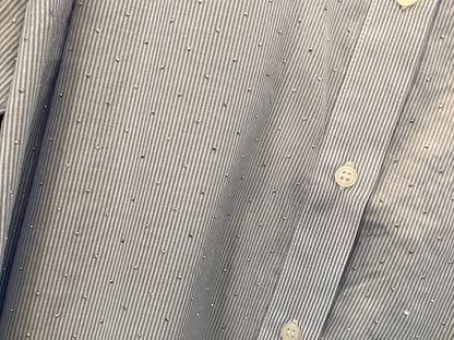 Kaffe Milana shirt long sleeve sparkle blue
