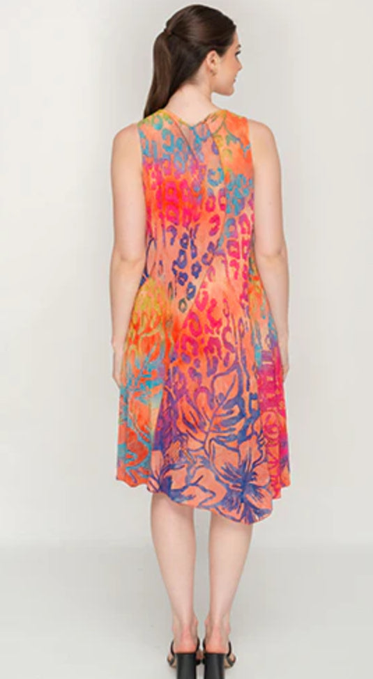 Miss Nikky Colorful Tank Dress 1305
