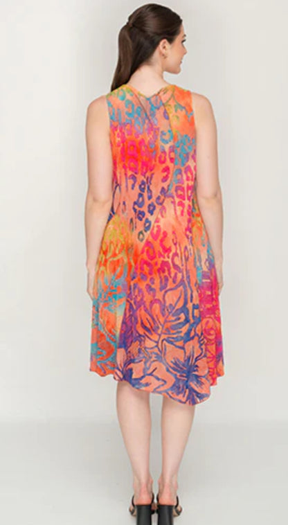 Miss Nikky Colorful Tank Dress 1305