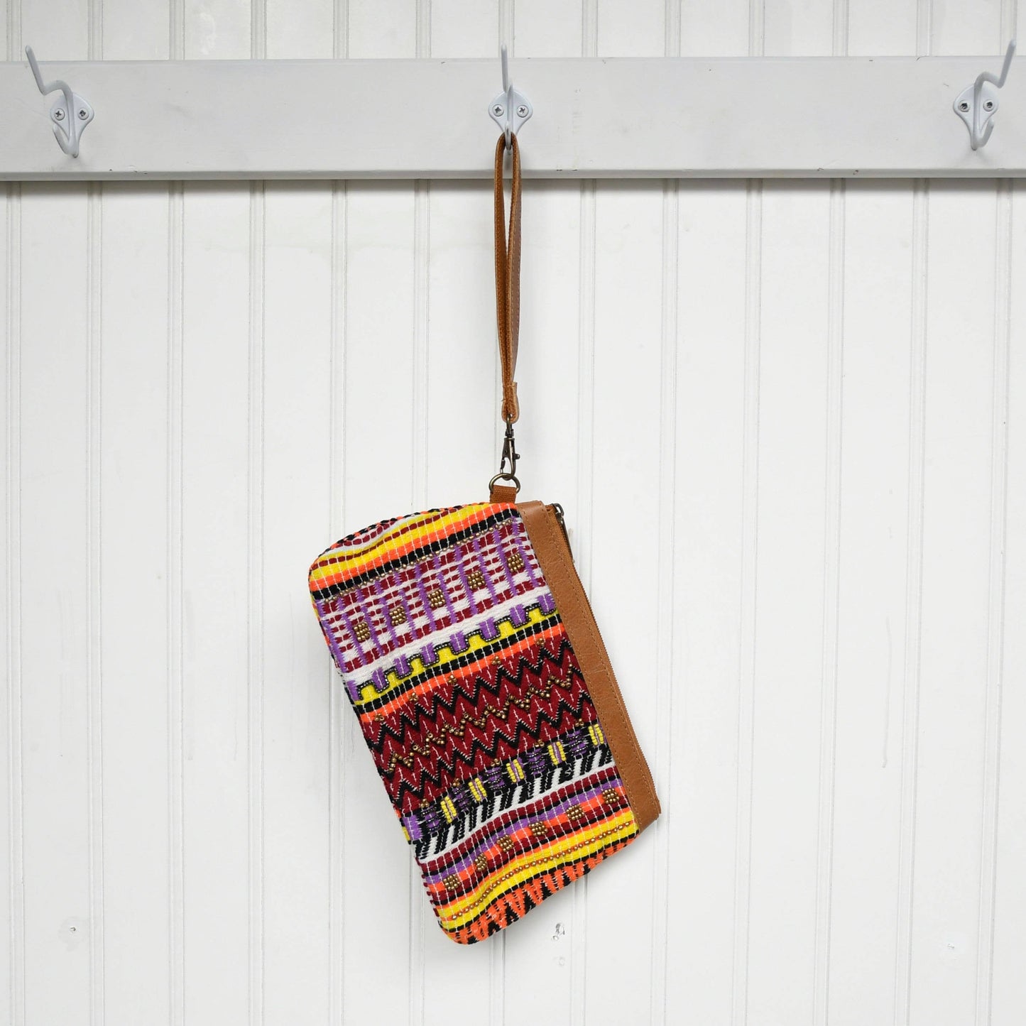 Festival Stripes Wristlet Wallet Bag