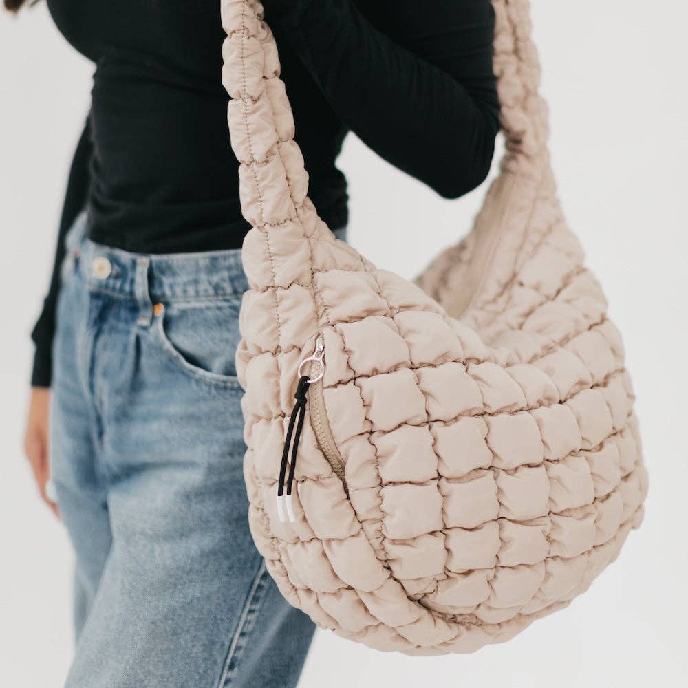 Pretty simple Carmen Quilted Hobo Tote Bag