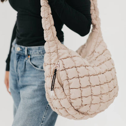 Pretty simple Carmen Quilted Hobo Tote Bag