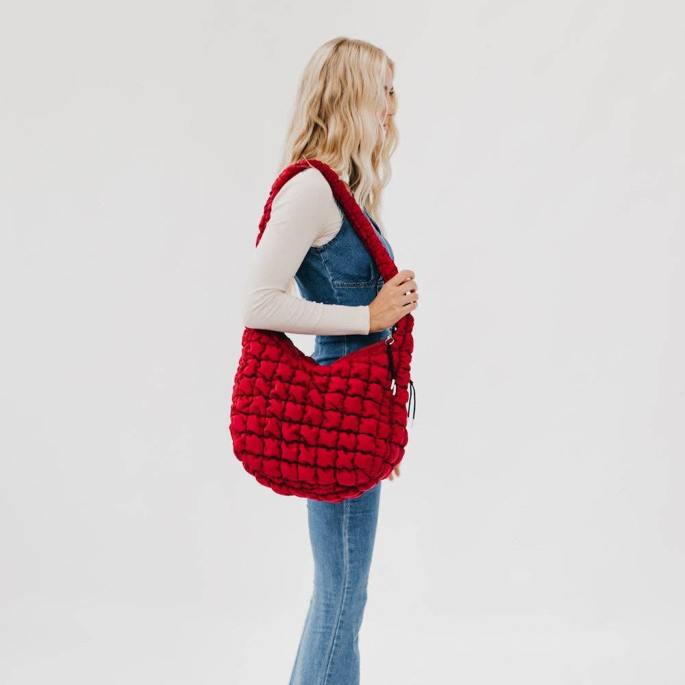 Pretty simple Carmen Quilted Hobo Tote Bag