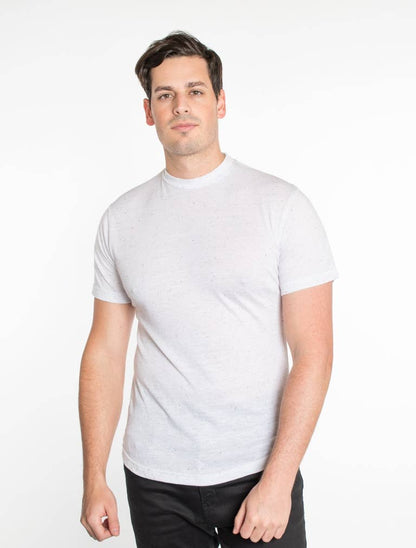 Hawks Bay - Men's Hem Curve Premium Cotton Crew Neck T-Shirt