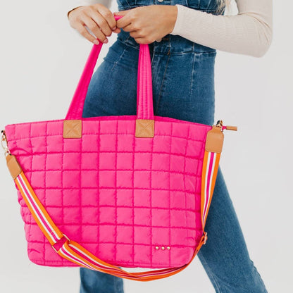 Pretty simple Day Dreamer Quilted Tote Bag