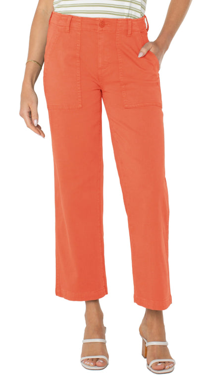 Liverpool crop cargo pants