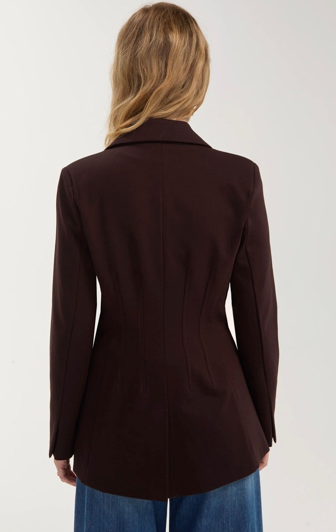 Liverpool Fit and Flare Truffle Brown Blazer