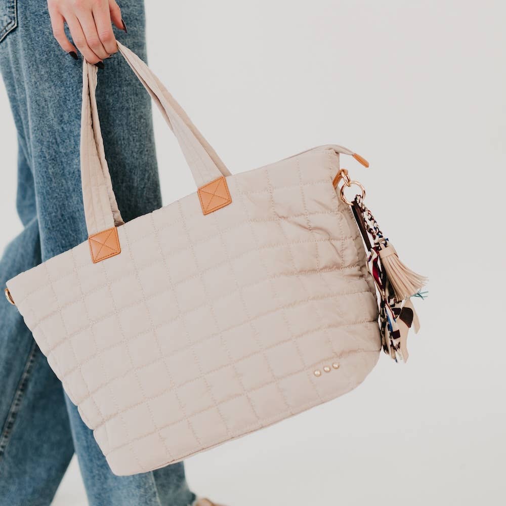 Pretty simple Day Dreamer Quilted Tote Bag