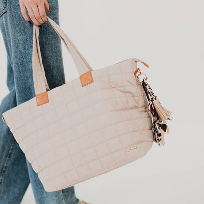 Pretty simple Day Dreamer Quilted Tote Bag
