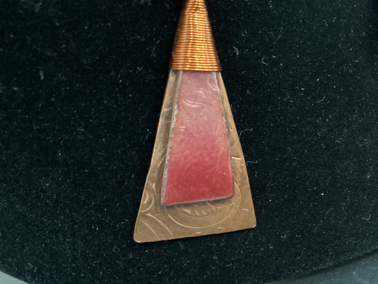 Natalie jewellery Pendant double triangle