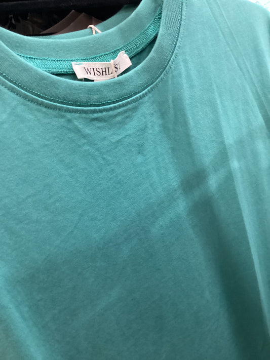 Wishlist tee shirt dress with pockets side slit