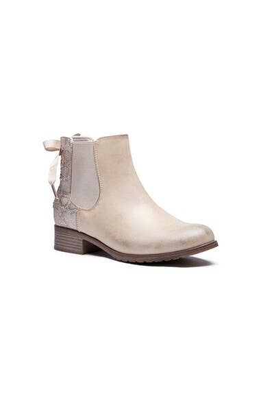 Lady Glory Python Print Chelsea Boots