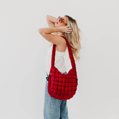 Pretty simple Carmen Quilted Hobo Tote Bag