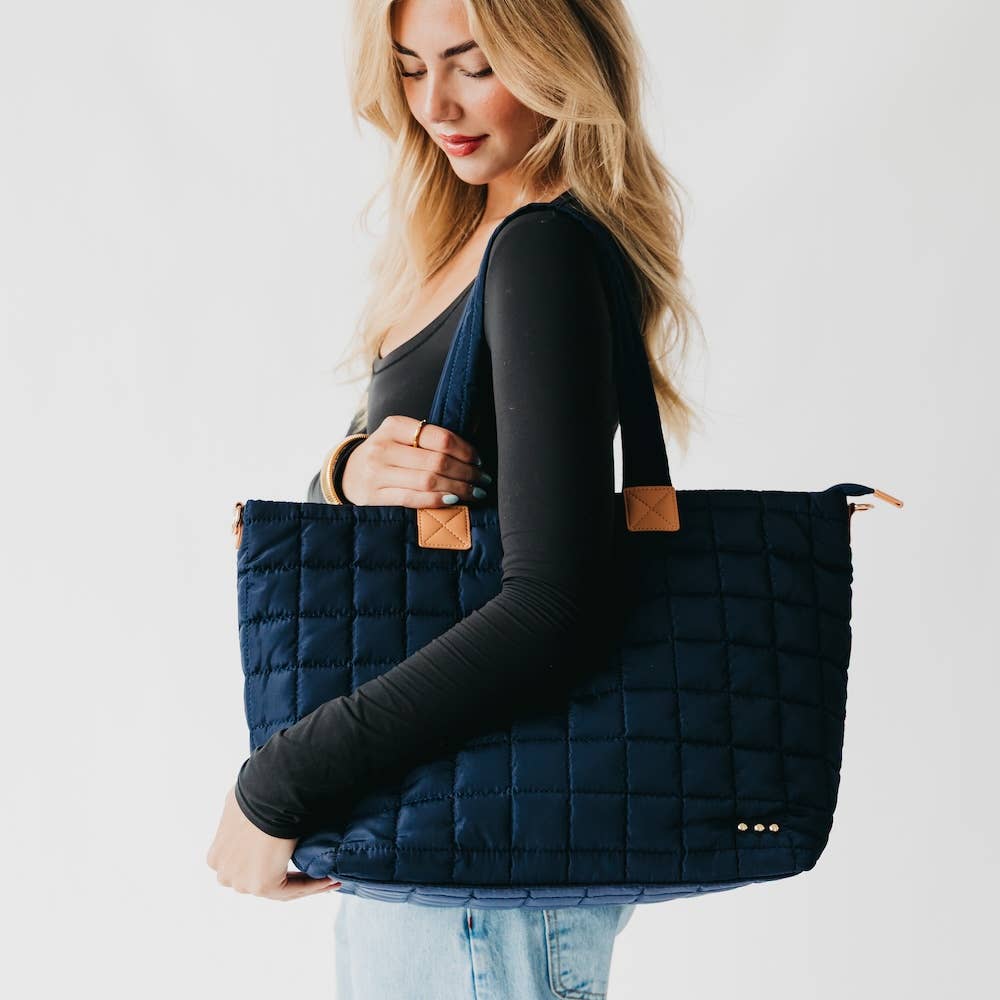 Pretty simple Day Dreamer Quilted Tote Bag