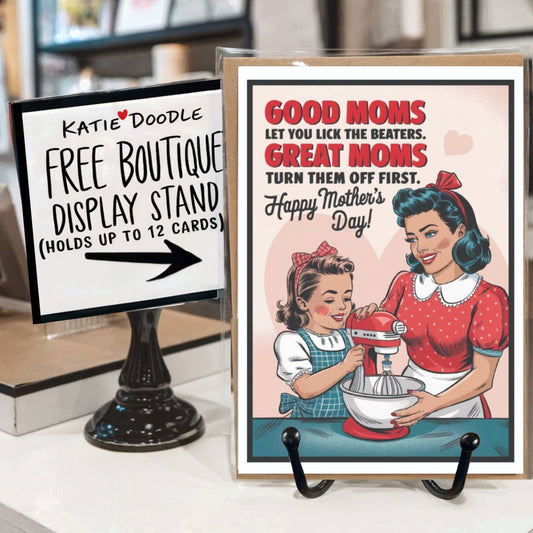 Funny Mothers Day Cards w/Display Easel | Mothers Day Gifts