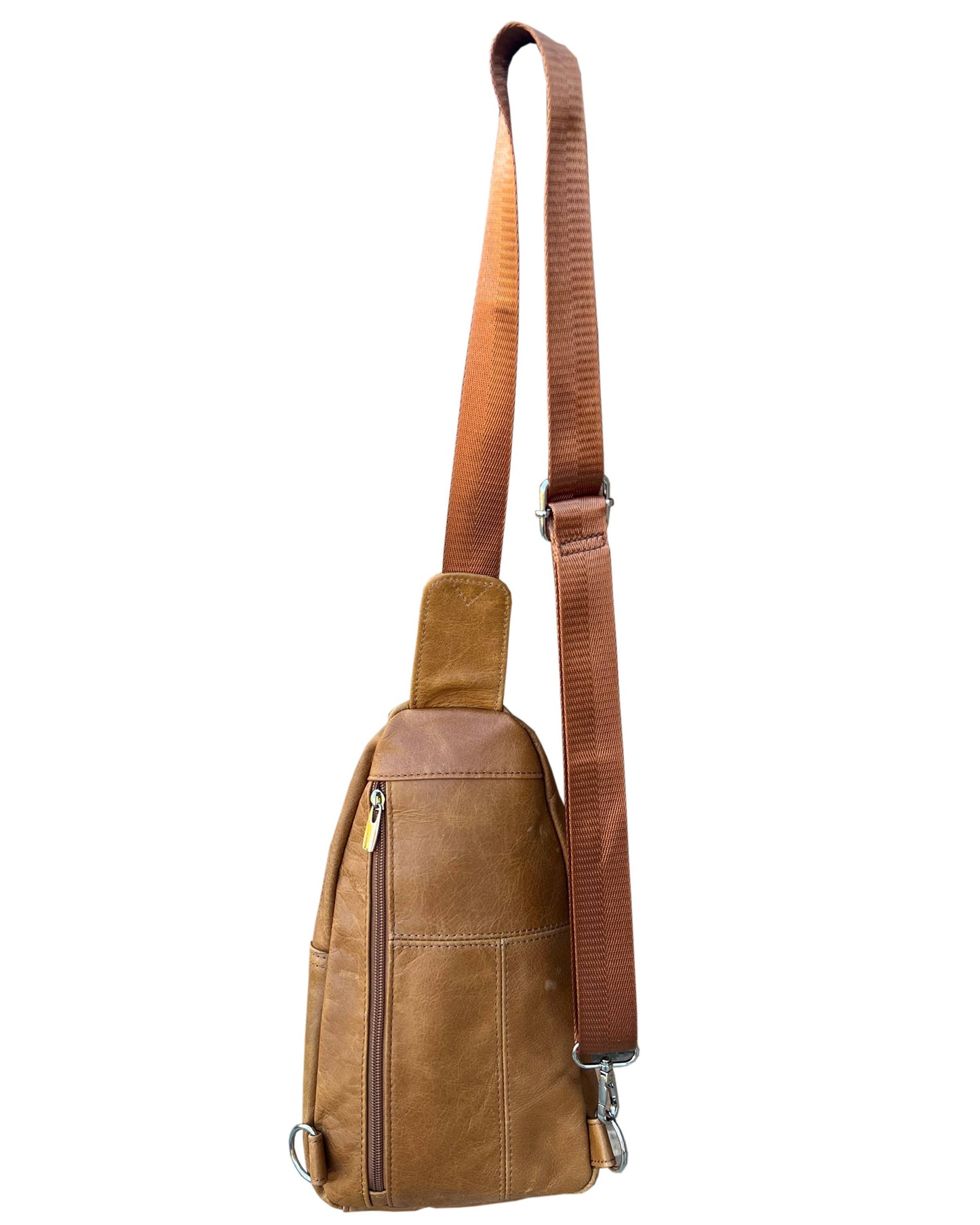 Roma Leather Sling bag with adjustable shoulder strap