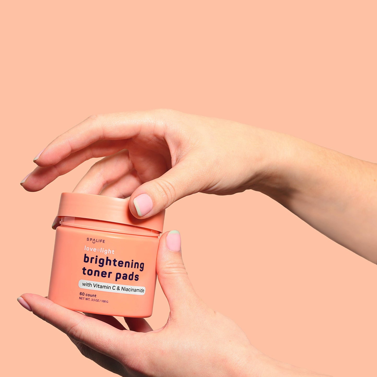 Spalife Love + light Brightening Toner Pads - 60 count