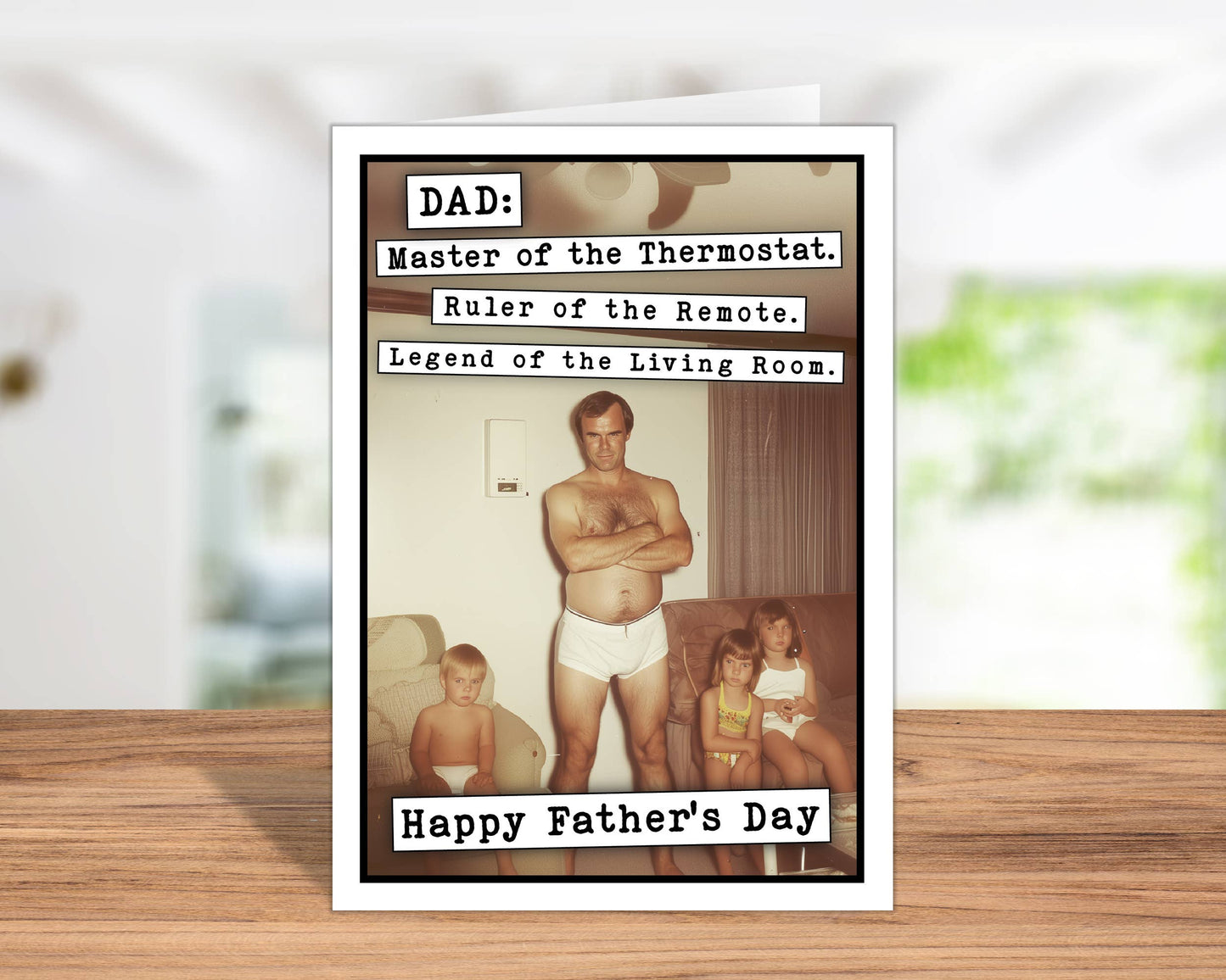 Funny Fathers Day Cards | Free Display Stand | Made in USA