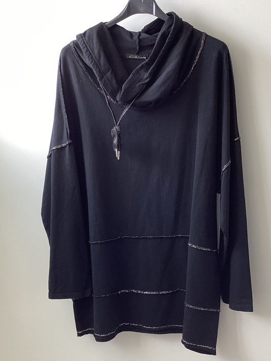 CL Cowlneck Cotton Bling Sweatshirt