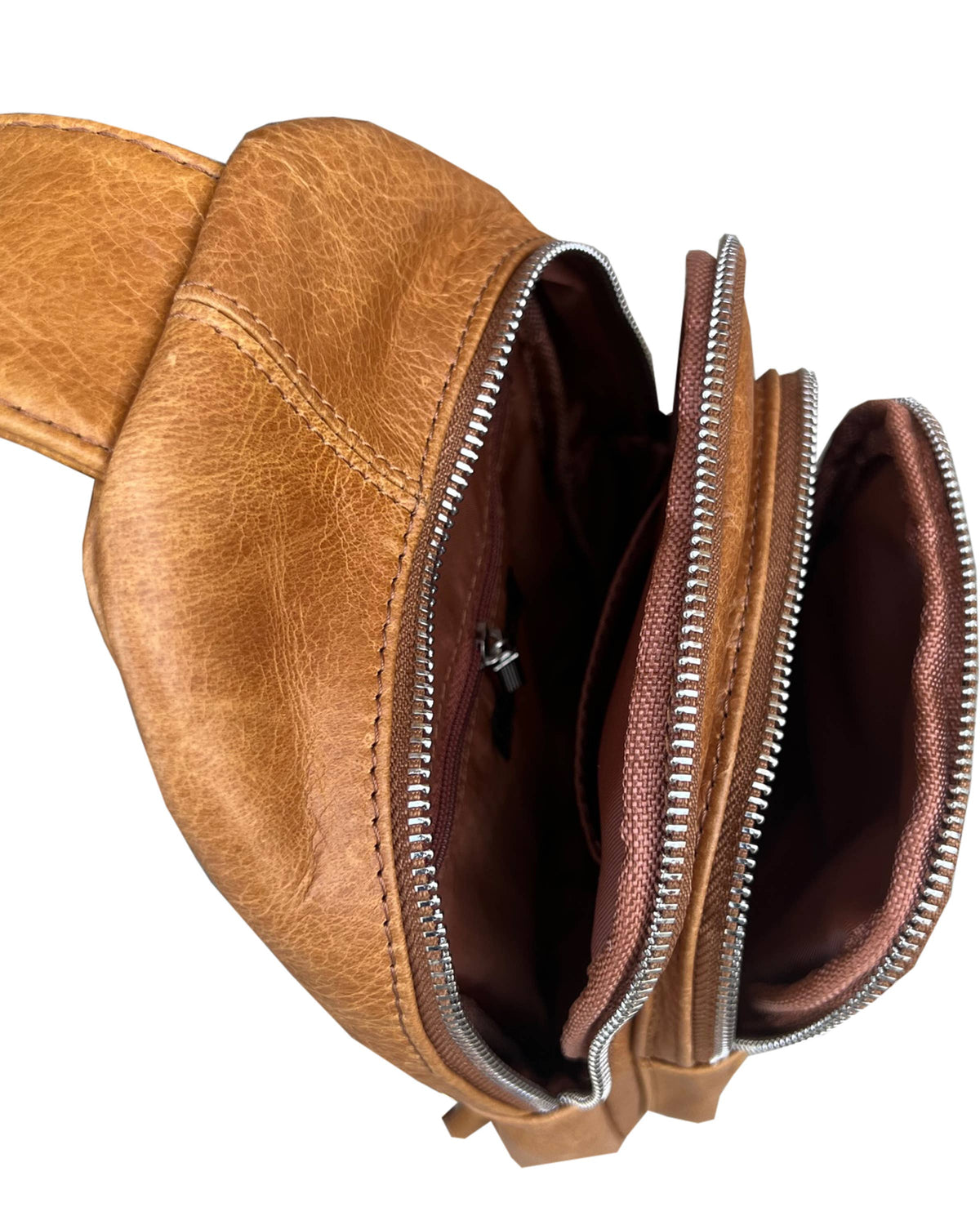 Roma Leather Sling bag with adjustable shoulder strap