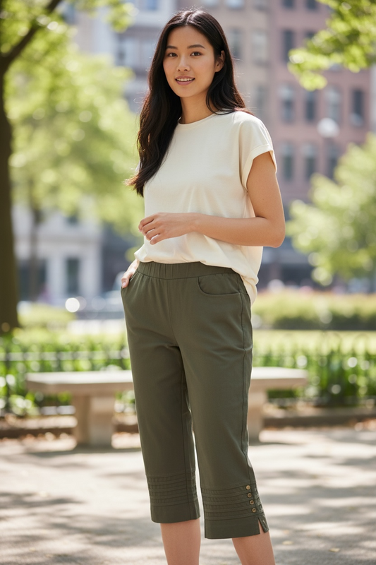 Papa Capri with button details