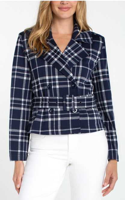 Liverpool Crop Trench Jacket +Belt