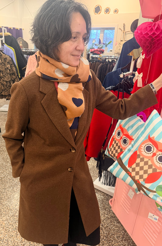 Papillon Single Breasted Coat with pockets