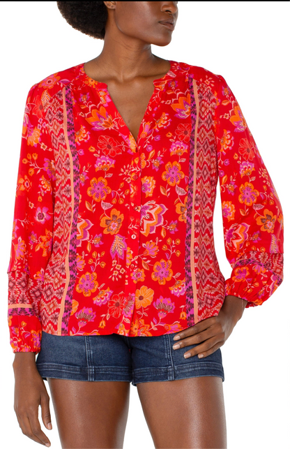 Liverpool Button Front Blouse