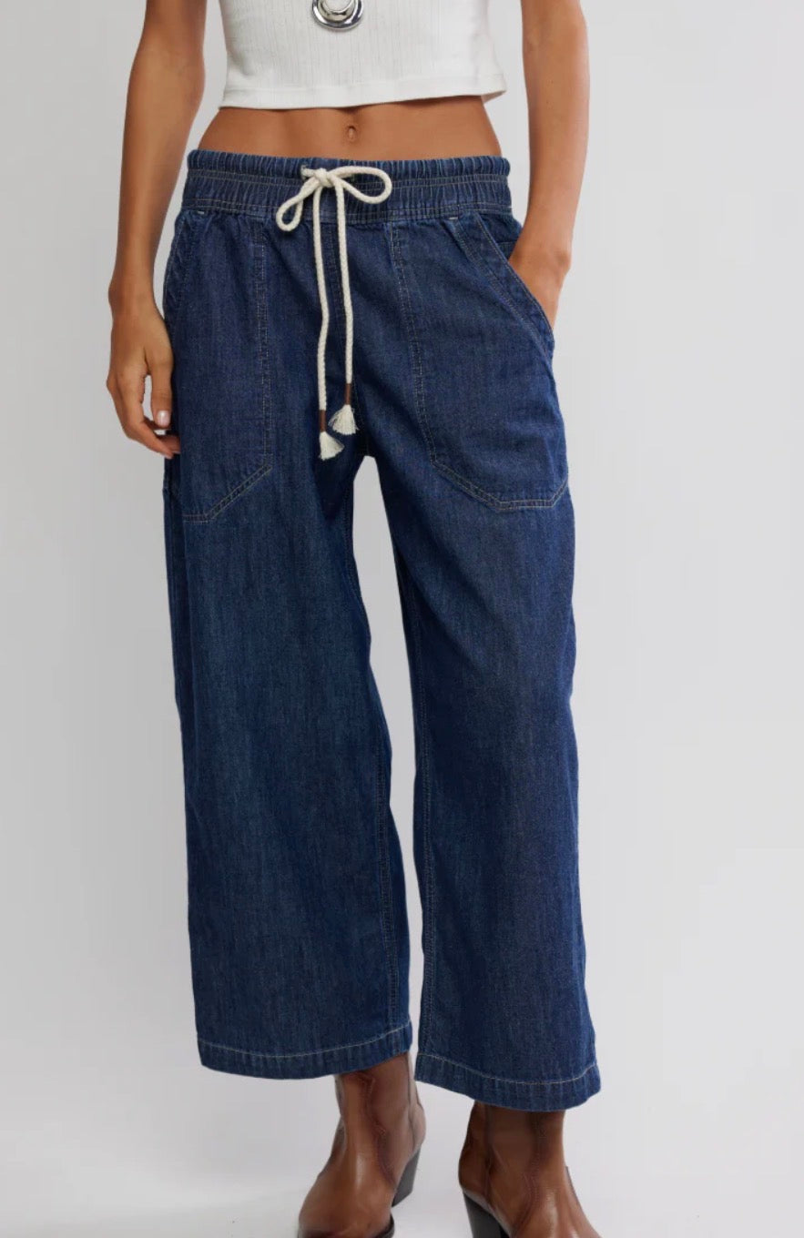 FP Easy Peasy Pull On cotton jeans