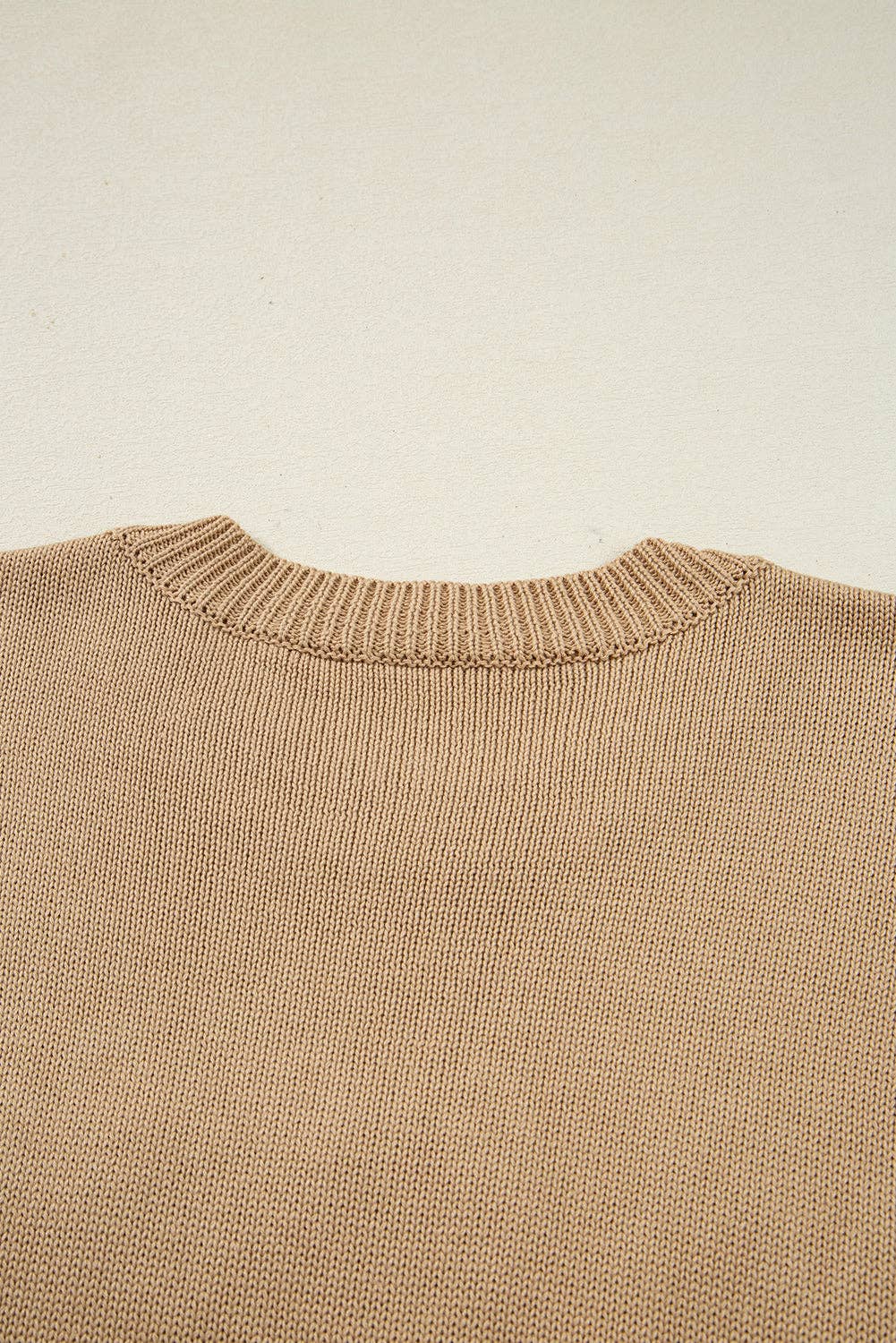 Merry Christmas Dolman Sleeve Sweater with Colorful Dots
