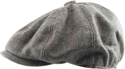 Herringbone Button Ascot hat